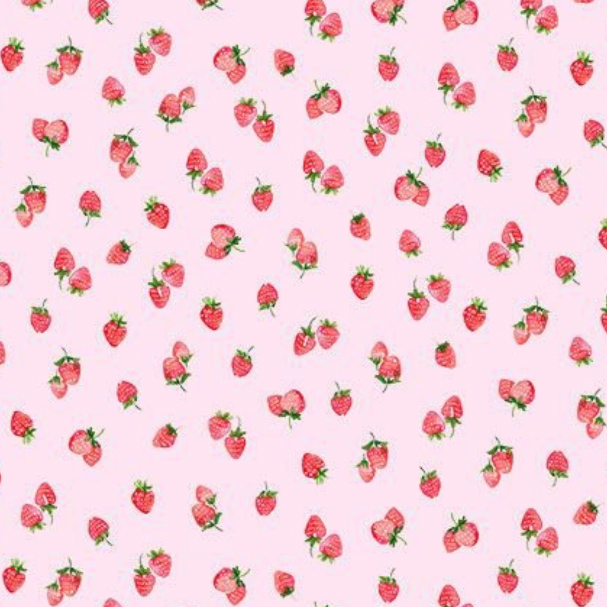 Berry Bliss FRUIT-CD4631 PINK Tiny Strawberries Timeless Treasures Half Yard