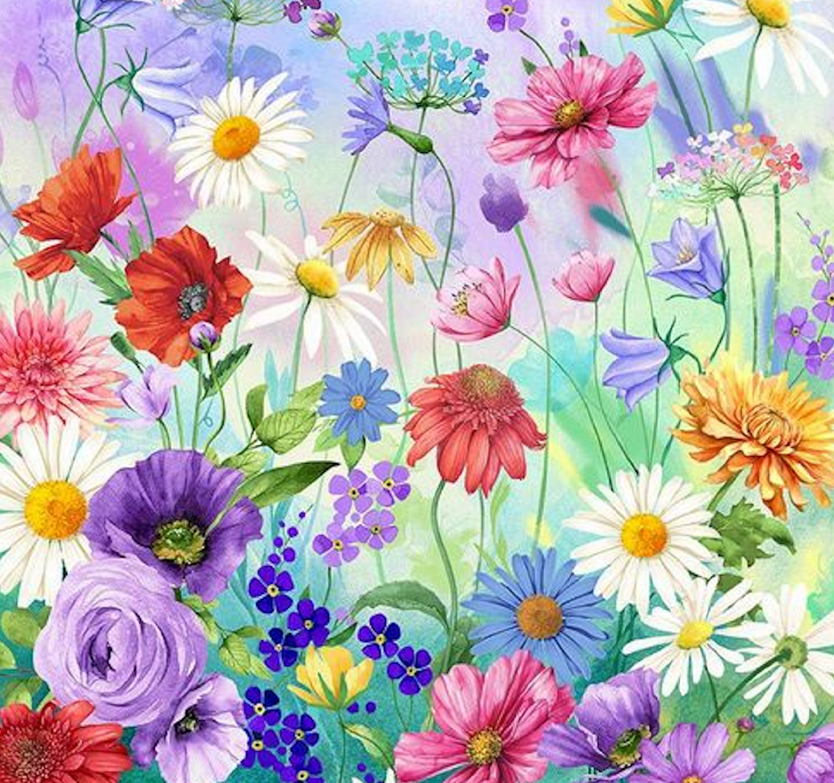 Spring Awakening PANEL-CD4580 MULTI 24" Panel Timeless Treasures