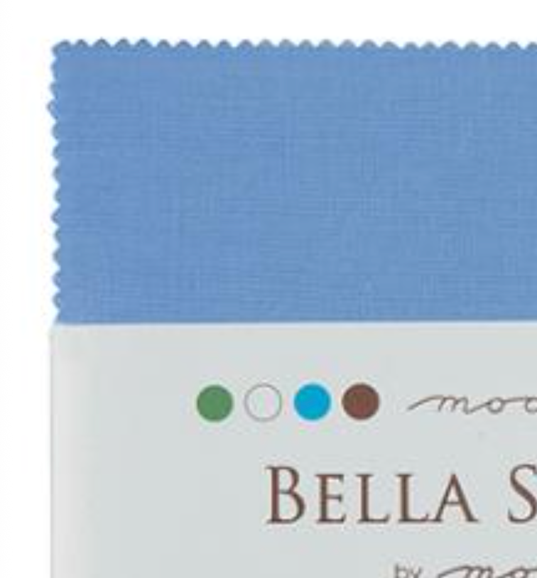 Bella Solids 9900PP 25 - 5" Charm Pack Blue Moda Fabrics