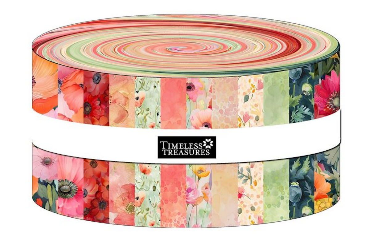 Garden Wish CPSTRIP40-CD GARDEN WISH 2.5" Strip Timeless Treasures