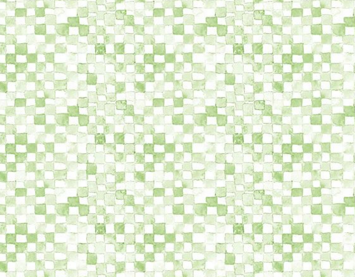 Berry Bliss GINGHAM-CD4636 GREEN Picnic Check Timeless Treasures Half Yard