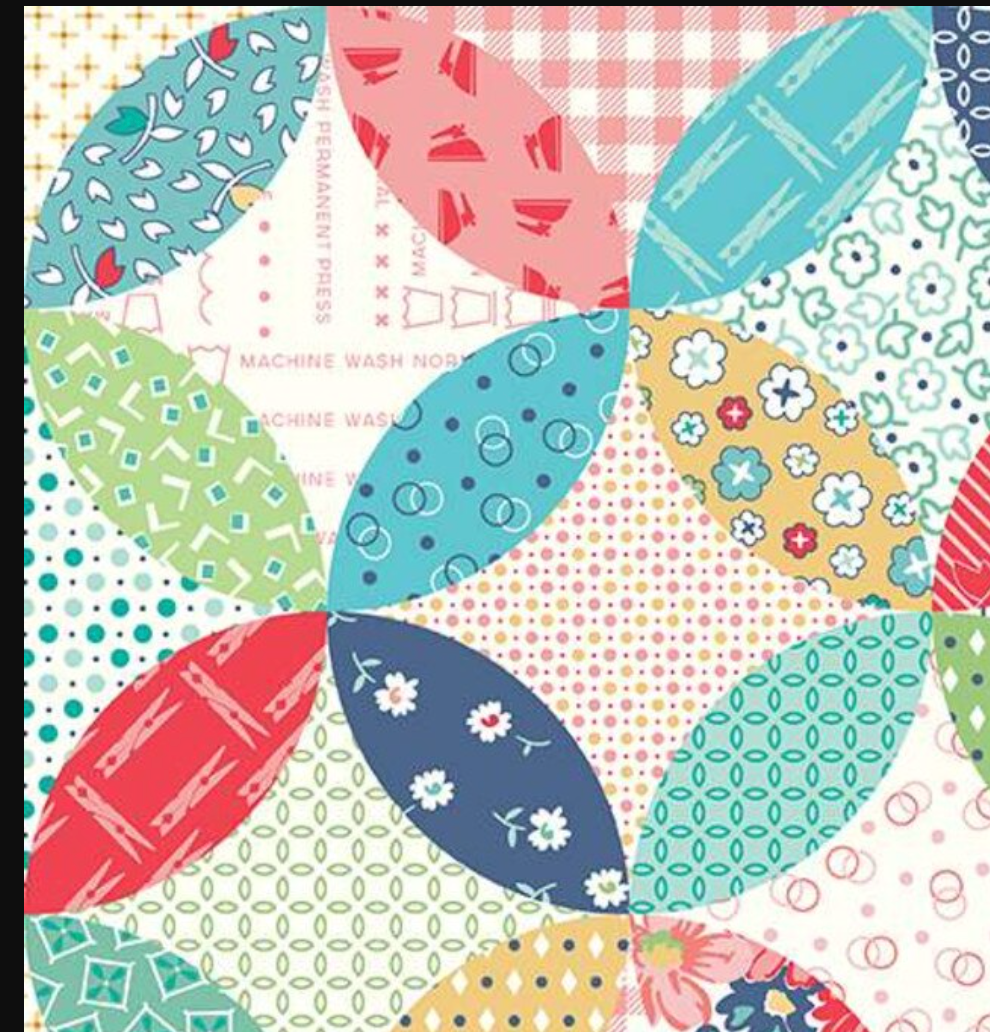 Vintage Happy 2 Quilted by Lori Holt C9145-MULTI Half Yard