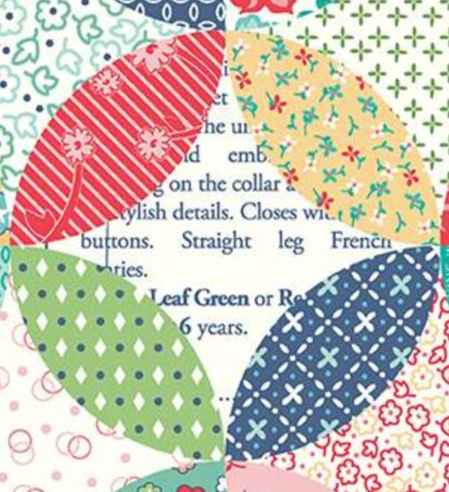 Vintage Happy 2 Quilted by Lori Holt C9145-MULTI Half Yard