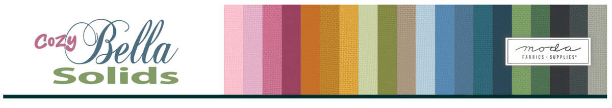Cozy Multi 2.5" Mini Charm Bella Solids Moda Fabrics 9900MCC
