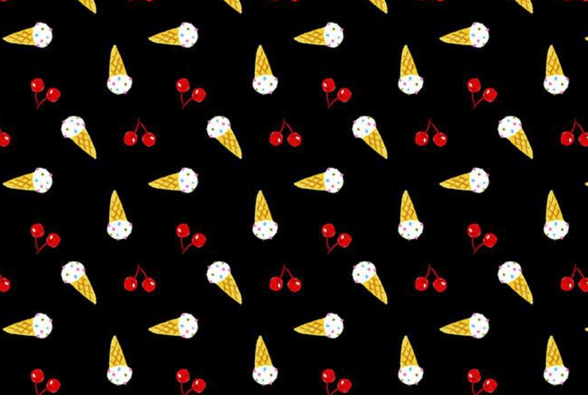 Scoops N’ Boops STELLA-DLW3896 BLACK Cherry Pawty Dear Stella Half Yard