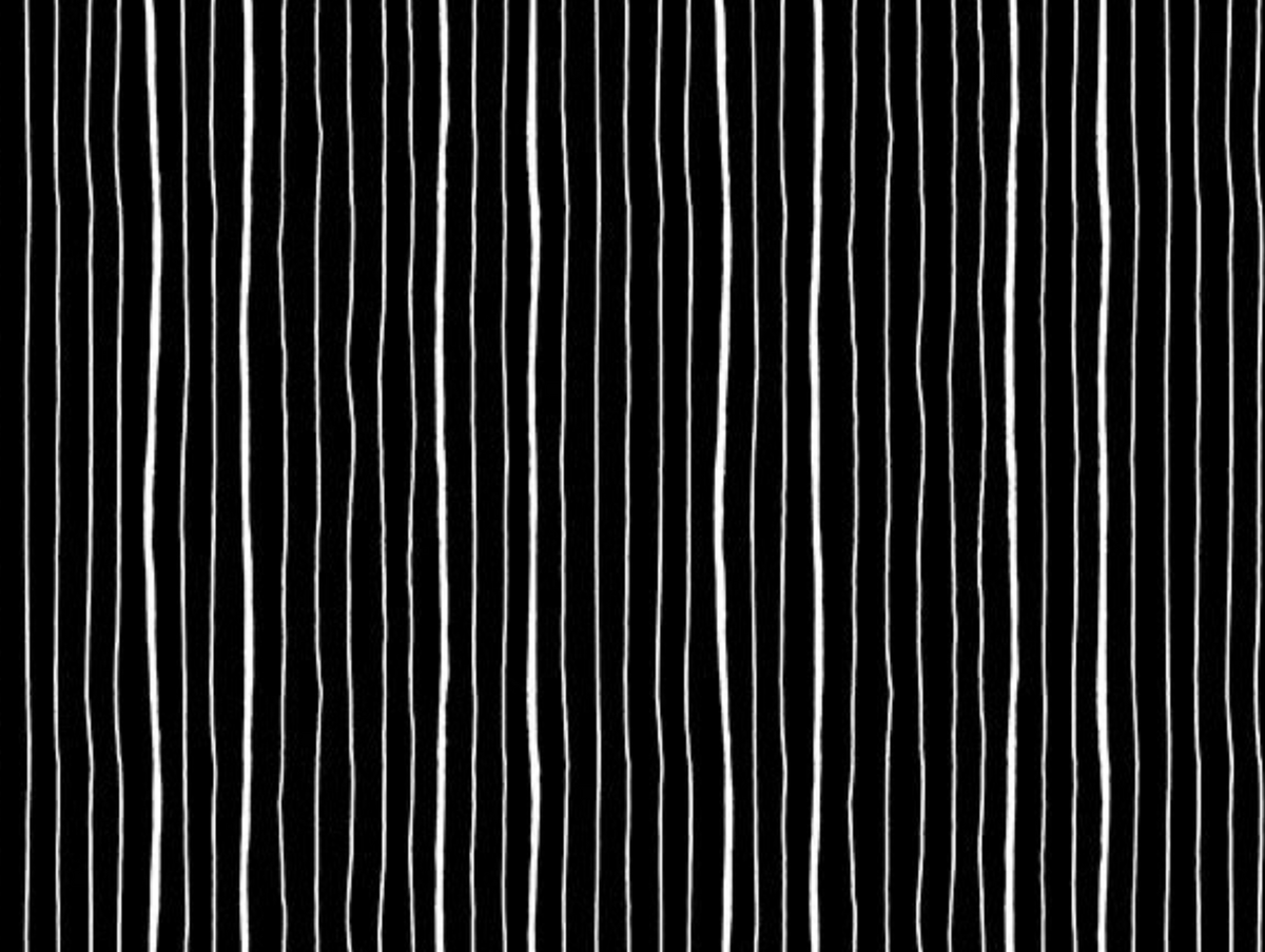 Scoops N’ Boops STELLA-DLW3894 BLACK Tail Stripe Dear Stella Half Yard