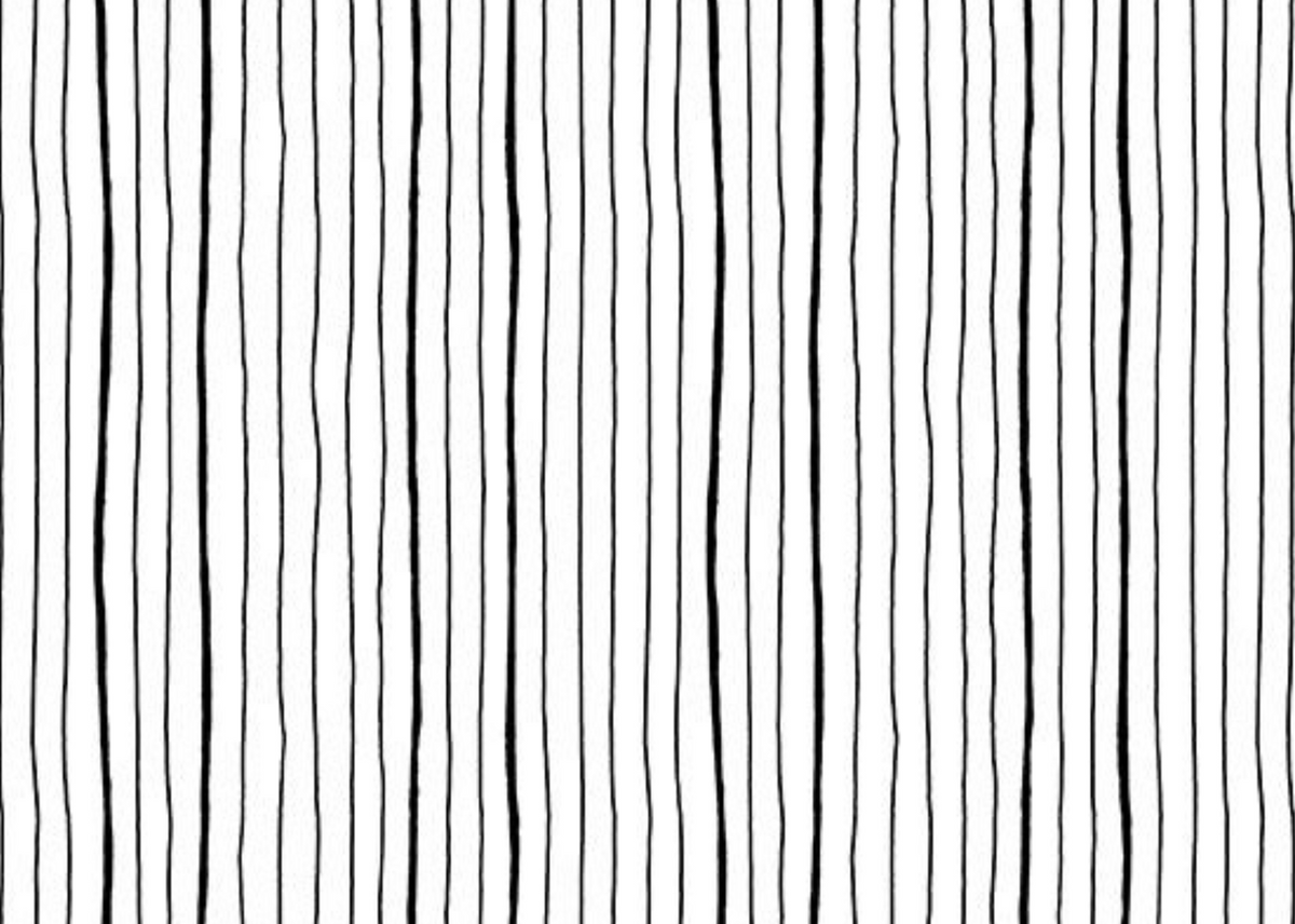 Scoops N’ Boops STELLA-DLW3894 WHITE Tail Stripe Dear Stella Half Yard