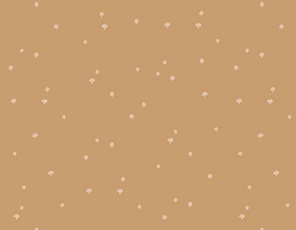 Timber & Tail STELLA-D3855 MOCHA Shroom Dear Stella Half Yard