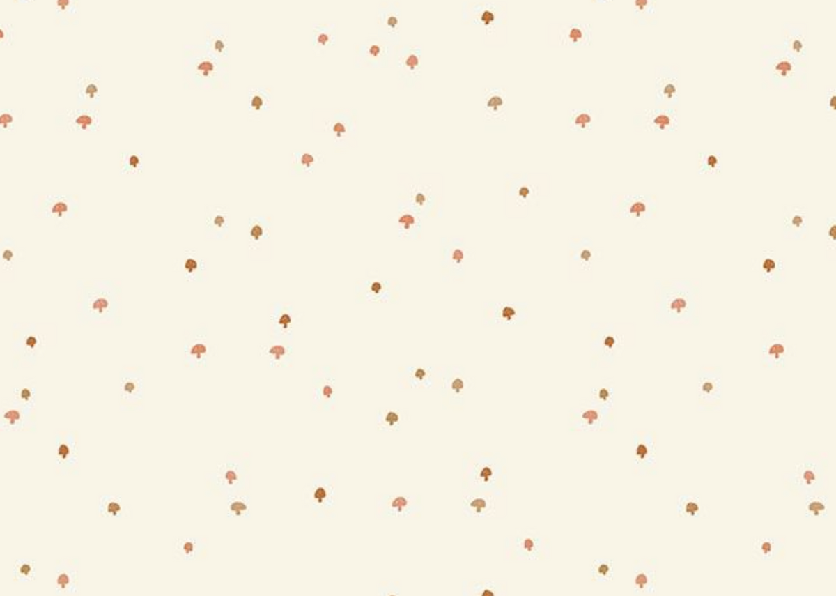 Timber & Tail STELLA-D3855 CREAM Shroom Dear Stella Half Yard