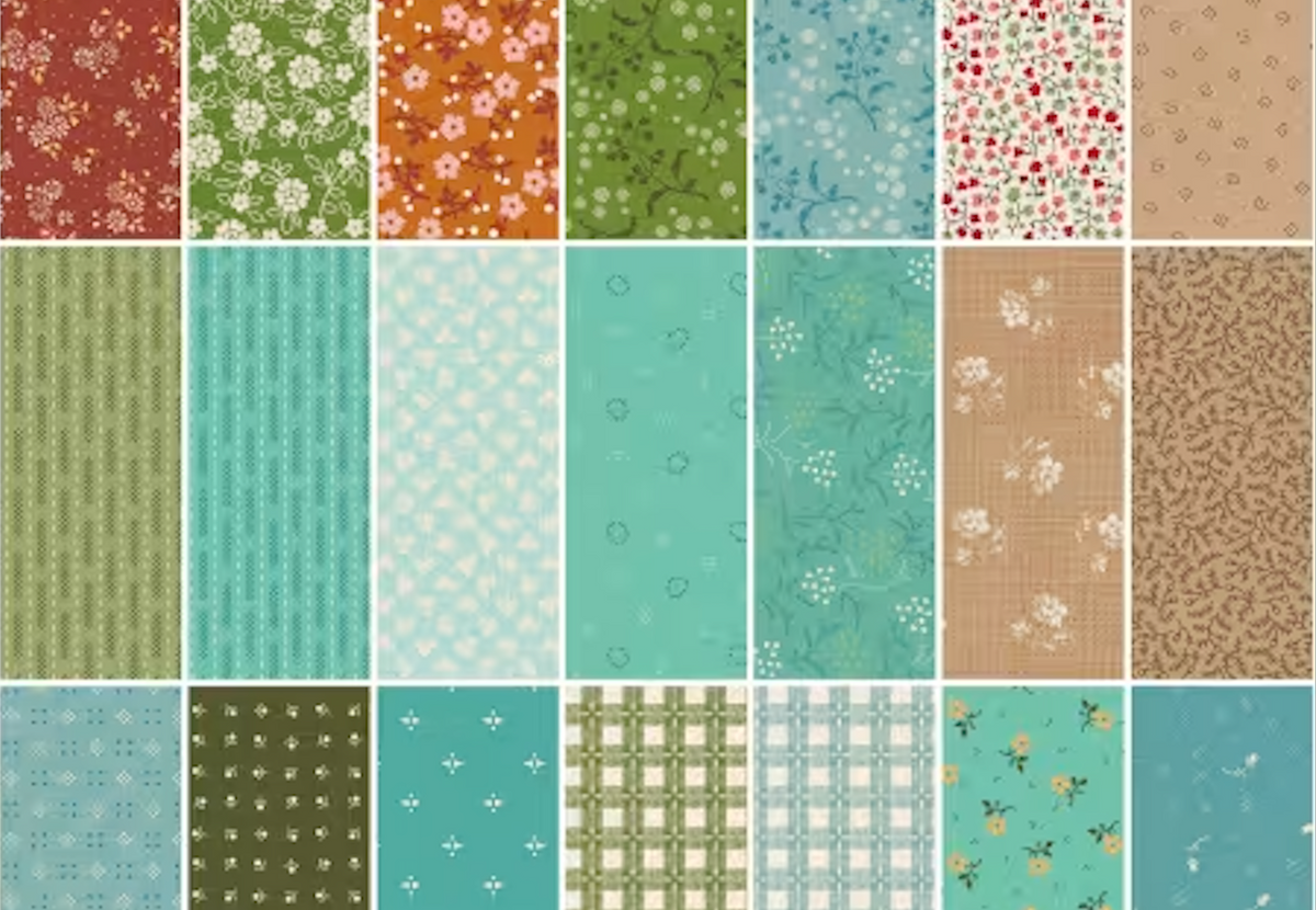 Baked With Love 1YD­-17780T­-21 Terracotta 1-Yard Bundle Lori Holt Riley Blake