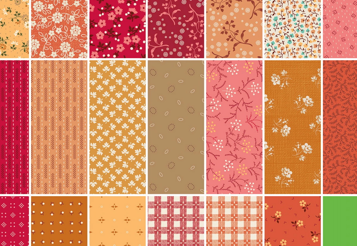 Baked With Love 1YD­-17780M­-21 Marigold 1-Yard Bundle  Lori Holt Riley Blake