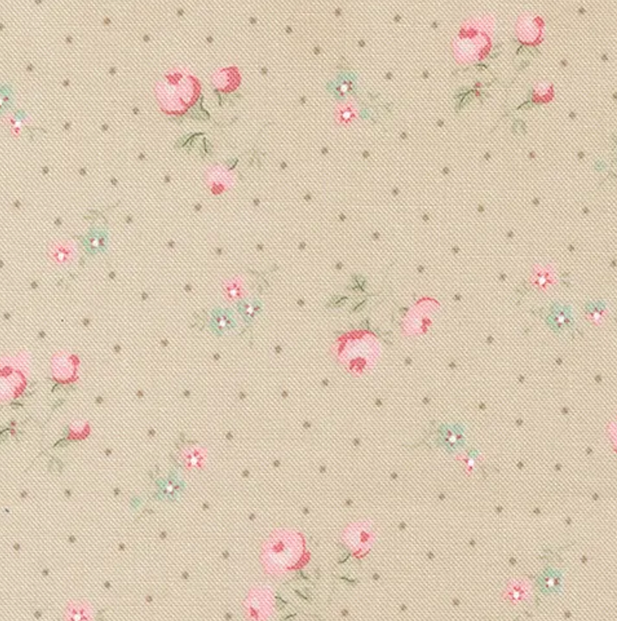 Abide 18792 17 Small Floral Dots Brenda Riddle Moda Half Yard