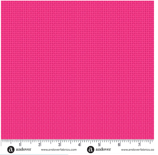Cross Stitch Texture II A-806-E1 Raspberry Andover Half Yard