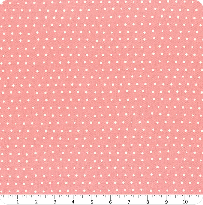 Bloom and Sew Lots of Dots Salmon A-1498-E Amy Latta Andover Half Yard