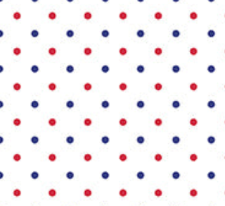 Swiss Dot on White Patriotic Riley Blake C660-PATRIOTIC Half Yard