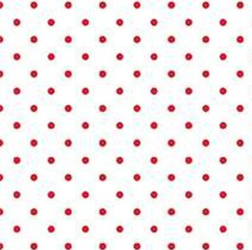 3 Yard Swiss Dot Wide Back 3YD-WB660-RED  Red on White Riley Blake