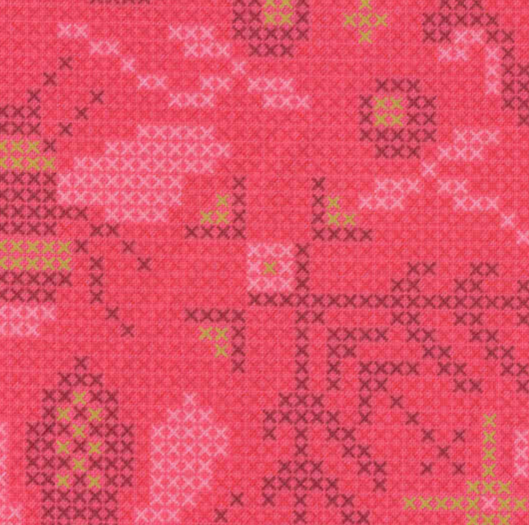 Sun Print 2020 A-9387-E Menagerie Salmon Alison Glass Andover Half Yard