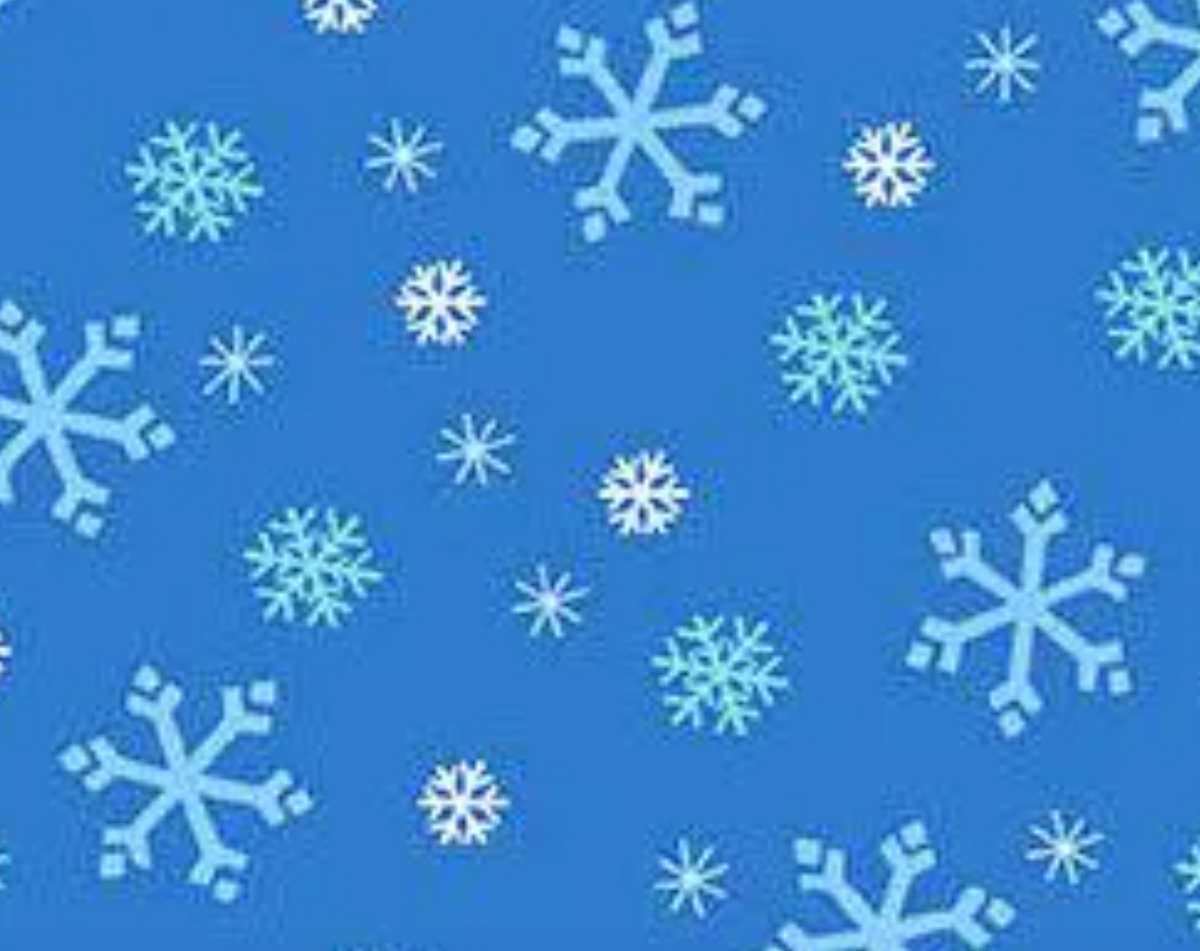 Snowflake A-1462-B Cobalt Andover Half Yard