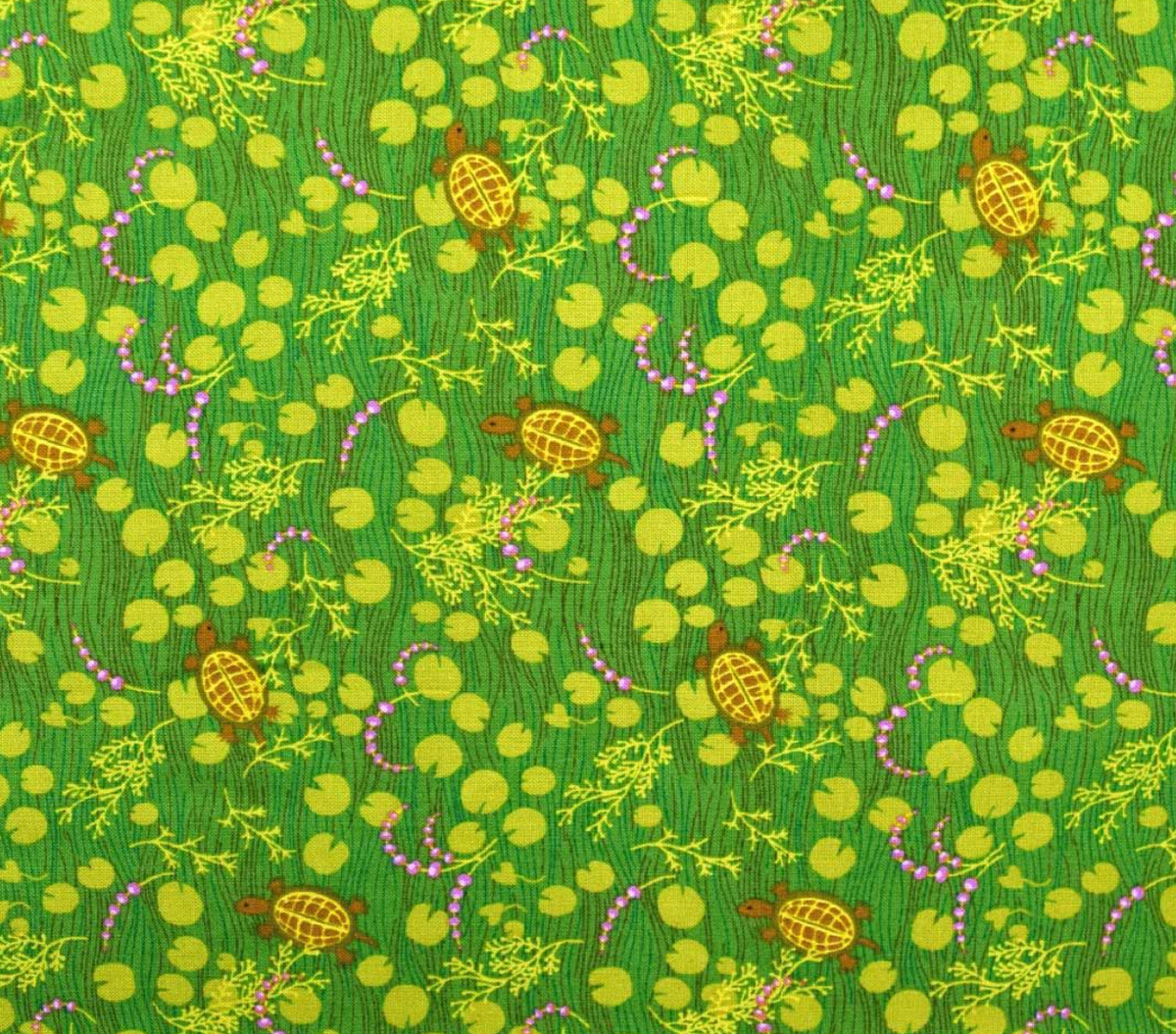 Camp Kitschy Lala A-1716-G Canoe Forest Alison Glass Andover 15 Yard Bolt