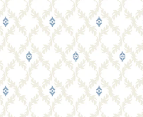 Leafy Diamond Light LB25807 Lakeland Blues Samantha Walker Poppie Cotton Half Yard