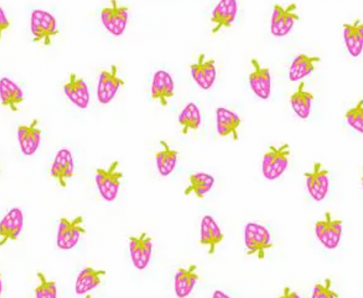 Color Pop Playground A-1693-L Berry Sweet White KP Creates Andover Half Yard