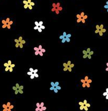 Leezaworks Bok Bok Meow JET Petal Pawty STELLA-DLW3704 Dear Stella Half Yard