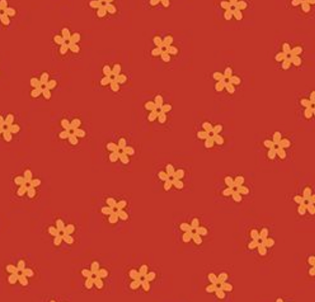 Leezaworks Bok Bok Meow RUST Petal Pawty STELLA-DLW3704 Dear Stella Half Yard