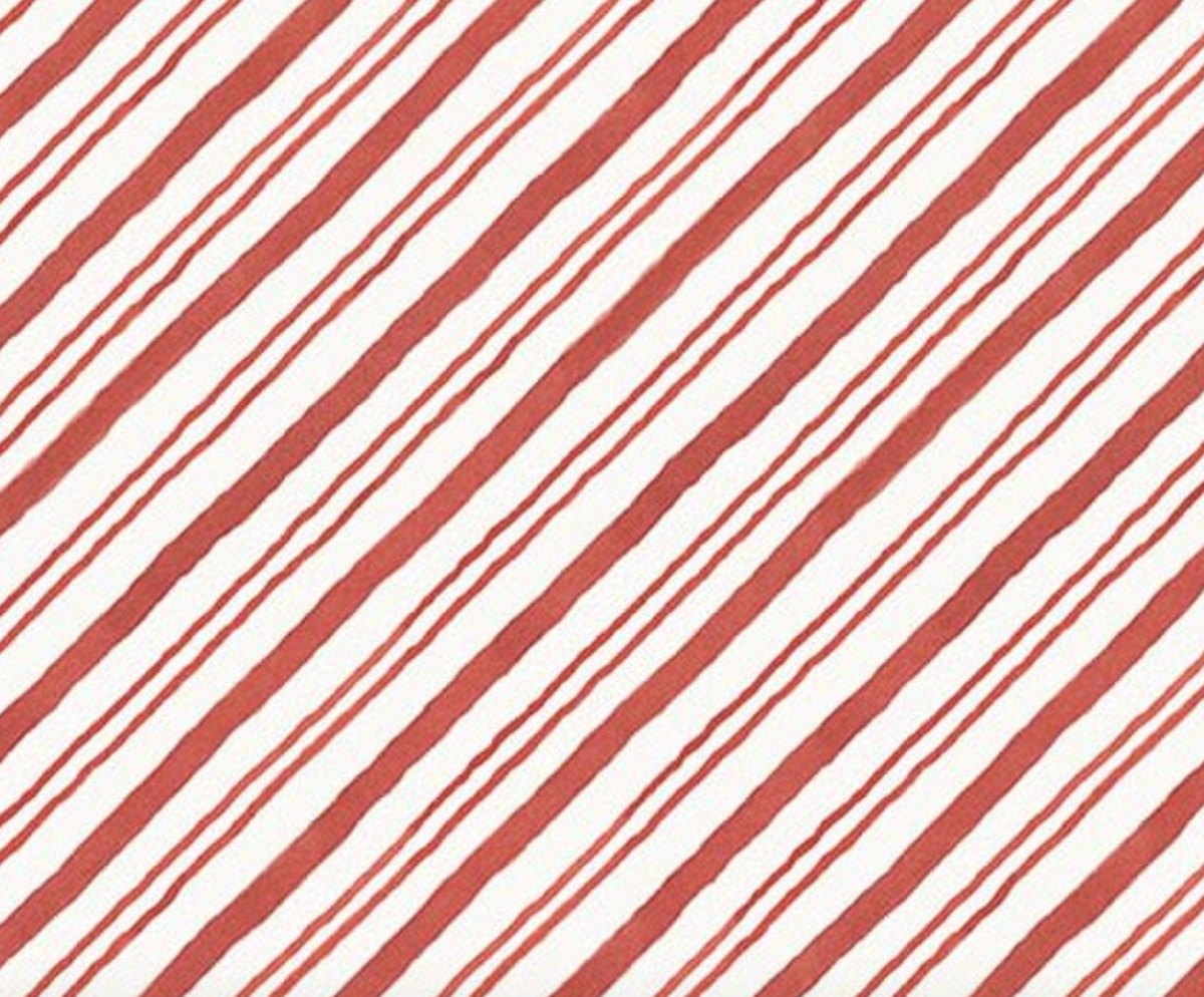 Holiday Spirit C17465-RED Stripes Red Lisa Audit Riley Blake Half Yard