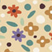 Cottage Flower Vanilla 16380-07B  Cottage Core Jessica Flick Benartex By the Half Yard