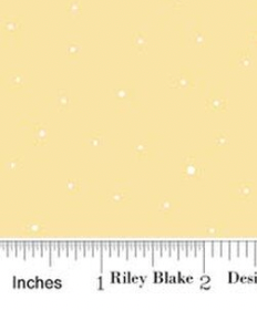 Dapple Dot Sunshine C640-SUNSHINE Riley Blake Half Yard