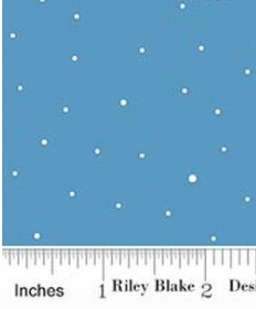 Dapple Dot Medium C640-MEDIUMBLUE Blue Riley Blake Half Yard