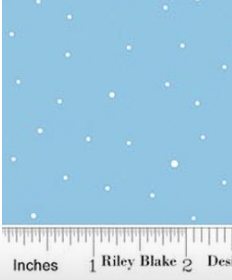 Dapple Dot Boy Blue C640-BOYBLUE Riley Blake Half Yard