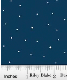 Dapple Dot Oxford C640-OXFORDBLUE Blue Riley Blake Half Yard