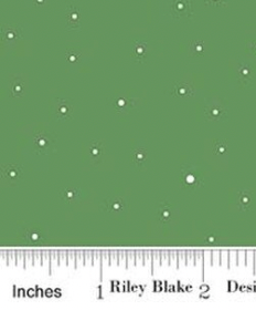Dapple Dot Clover C640-CLOVER Riley Blake Half Yard