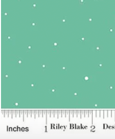 Dapple Dot Leaf C640-LEAF Riley Blake Half Yard