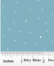 Dapple Dot Cornflower C640-CORNFLOWER Riley Blake Half Yard