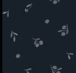 Novella Dainty Sprig Toss Navy NOVE6400 N Sally Barlow P&B Textiles  Half Yard