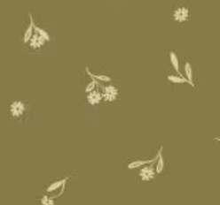 Novella Dainty Sprig Toss Green NOVE6400 G Sally Barlow P&B Textiles  Half Yard