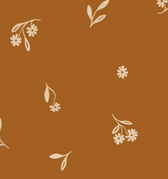 Novella Dainty Sprig Toss Autumn Gold NOVE6400 AU  Sally Barlow P&B Textiles Half Yard
