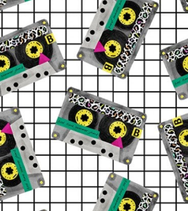 Mix Tape B-Sides STELLA-DPJ3232 Pammie Jane Half Yard