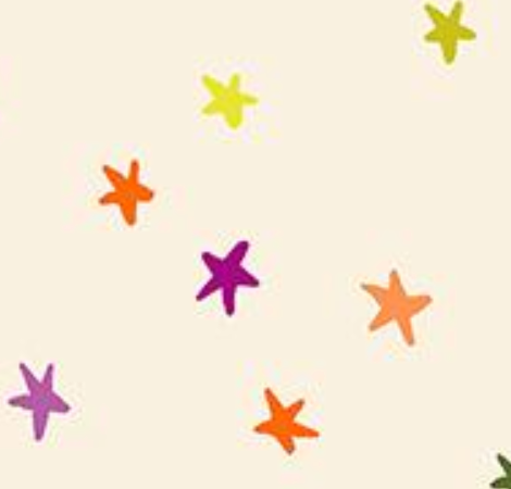 Freaky Familiars Starry Basics Stars RS4109 96 Ruby Star Half Yard