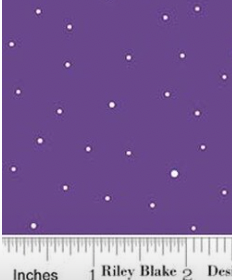 Dapple Dot Iris C640-IRIS Riley Blake Half Yard