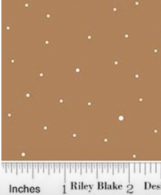 Dapple Dot Maple C640-MAPLE Riley Blake Half Yard