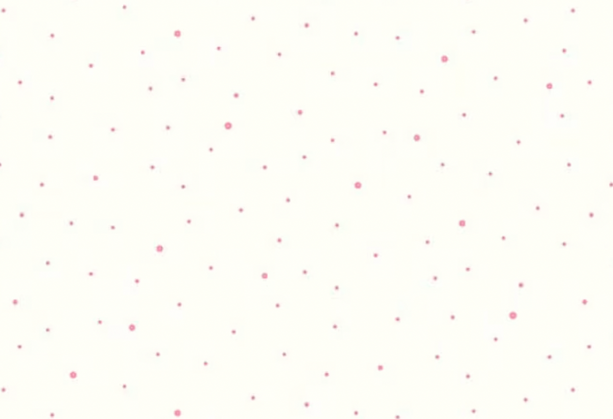 Dapple Dot Peony C645-PEONY on Off White Riley Blake Half Yard