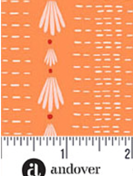 Friday Night A-1561-O Glow Coral Karen Lewis Andover 15 Yard Bolt