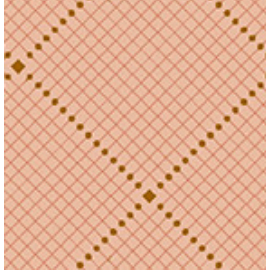 Fabrics from the Attic A-9984-O Gridlock Clay Giucy Giuce Andover 7 Yard Bolt