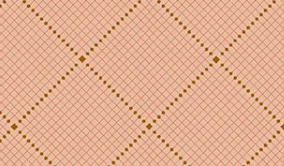 Fabrics from the Attic A-9984-O Gridlock Clay Giucy Giuce Andover 7 Yard Bolt