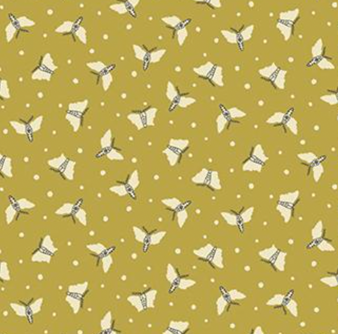 Frond A-483-Y Butterfly Yellow Andover 15 Yard Bolt