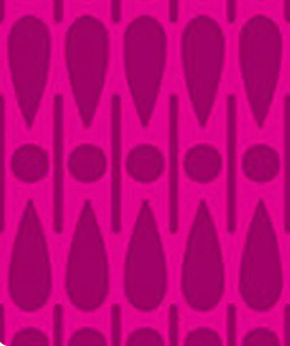 Geometric Wildflowers A-672-P Scatter Magenta Andover 15 Yard Bolt