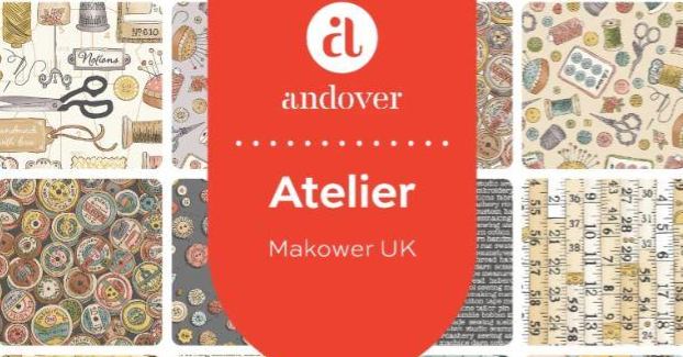 Atelier 10" Square Layer Cake Makower UK Andover
